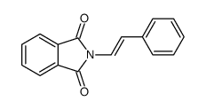 2-(2-phenylethenyl)isoindole-1,3-dione结构式