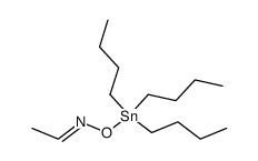 acetaldehyde oxime O-tributylstannyl ether Structure