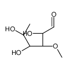 L-Galactose, 6-deoxy-3-O-methyl-结构式
