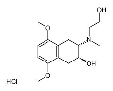 (2S,3S)-3-((2-hydroxyethyl)(methyl)amino)-5,8-dimethoxy-1,2,3,4-tetrahydronaphthalen-2-ol hydrochloride Structure
