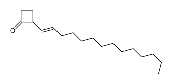 2-tetradec-1-enylcyclobutan-1-one结构式