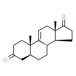 5α-Androst-9(11)-ene-3,17-dione结构式