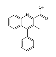 4-phenyl-3-methylquinoline-2-carboxylic acid Structure