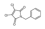 1-benzyl-3,4-dichloropyrrole-2,5-dione结构式