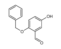 2-苄氧基-5-羟基苯甲醛结构式