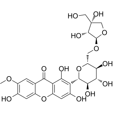 远志山酮III结构式