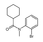 N-(2-bromophenyl)-N-methylcyclohexanecarboxamide Structure