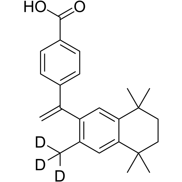 Bexarotene-d3 Structure