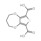 3,4-亚丙基二氧噻吩-2,5-二羧酸结构式