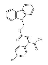 Fmoc-D-4-羟基苯基甘氨酸结构式