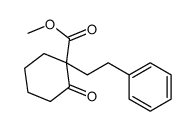 methyl 2-oxo-1-(2-phenylethyl)cyclohexane-1-carboxylate Structure