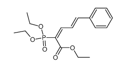diethyl (3E)-(1-ethoxycarbonyl-4-phenyl-1,3-butadienyl)phosphonate结构式