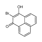 2-bromo-3-hydroxyphenalen-1-one结构式