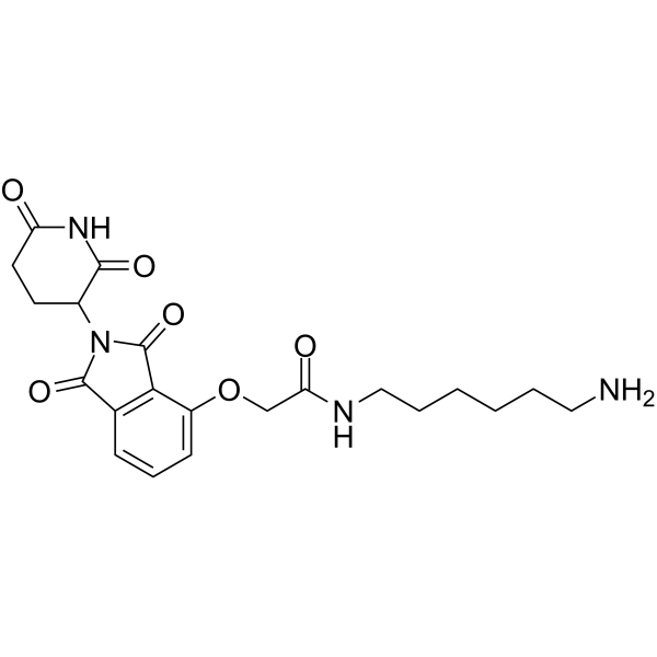 Thalidomide-O-amido-C6-NH2结构式