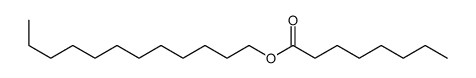 Octanoic acid,dodecyl ester Structure