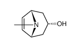 (1β,5β)-8-Methyl-8-azabicyclo[3.2.1]octa-6-ene-3α-ol结构式