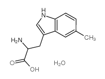 5-甲基-DL-色氨酸水合物结构式