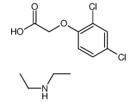 diethylammonium (o,p-dichlorophenoxy)acetate Structure
