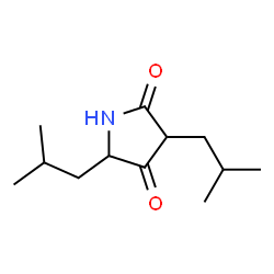 2,4-Pyrrolidinedione, 3,5-bis(2-methylpropyl)- (9CI) Structure