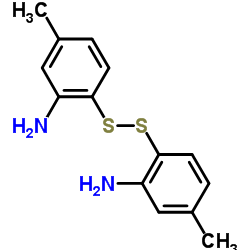 2,2'-Disulfanediylbis(5-methylaniline) Structure