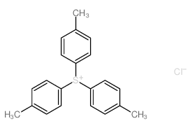 Sulfonium,tris(4-methylphenyl)-, chloride (1:1) structure