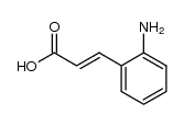 3-(2-aminophenyl)acrylic acid Structure