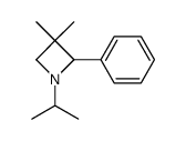 1-isopropyl-3,3-dimethyl-2-phenylazetidine Structure