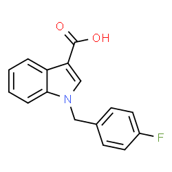 1-(4-氟苄基)-1H-吲哚-3-羧酸结构式