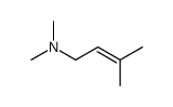 N,N,3-trimethylbut-2-en-1-amine结构式