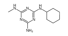N-cyclohexyl-N'-methyl-[1,3,5]triazine-2,4,6-triamine Structure