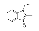 1H-Benzimidazole,1-ethyl-2-methyl-,3-oxide(9CI)结构式