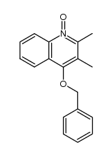 4-benzyloxy-2,3-dimethylquinoline-1-oxide Structure