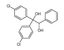 1,1-bis(4-chlorophenyl)-2-phenyl-ethane-1,2-diol structure