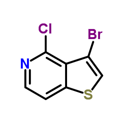 3-溴-4-氯噻吩并[3,2-c]吡啶结构式