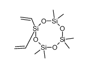 2,2-bis(ethenyl)-4,4,6,6,8,8-hexamethyl-1,3,5,7,2,4,6,8-tetraoxatetrasilocane Structure