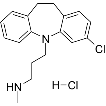 N-Desmethyl Clomipramine Hydrochloride Structure