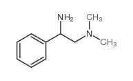 (2-氨基-2-苯基乙基)二甲胺结构式
