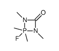 2-fluoro-1,2,2,3-tetramethyl-1,3,2λ5-diazaphosphetidin-4-one Structure