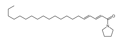 1-[(2E,4E)-1-Oxo-2,4-icosadienyl]pyrrolidine结构式