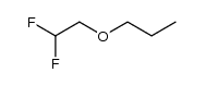 1,1-difluoro-2-propoxy-ethane结构式