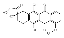 7-脱氧多柔比星糖苷配基结构式