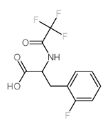 Phenylalanine,2-fluoro-N-(trifluoroacetyl)- (9CI) structure