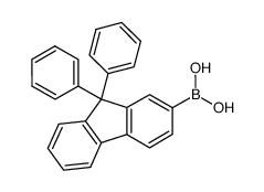 9,9-diphenyl-9H-fluoreN-2-ylboronicacid Structure