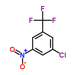 3-氯-5-硝基三氟甲苯结构式