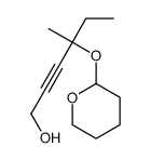 4-methyl-4-(oxan-2-yloxy)hex-2-yn-1-ol结构式