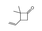 3-ethenyl-2,2-dimethylcyclobutan-1-one Structure