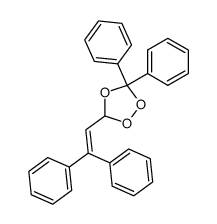 3,3-diphenyl-5-(2,2-diphenylvinyl)-1,2,4-trioxolane结构式