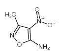 3-甲基-4-硝基异唑-5-胺结构式