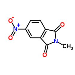 N-甲基-4-硝基邻苯二甲酰亚胺结构式