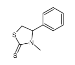 3-methyl-4-phenyl-1,3-thiazolidine-2-thione Structure
